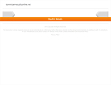 Tablet Screenshot of dominicanrepubliconline.net
